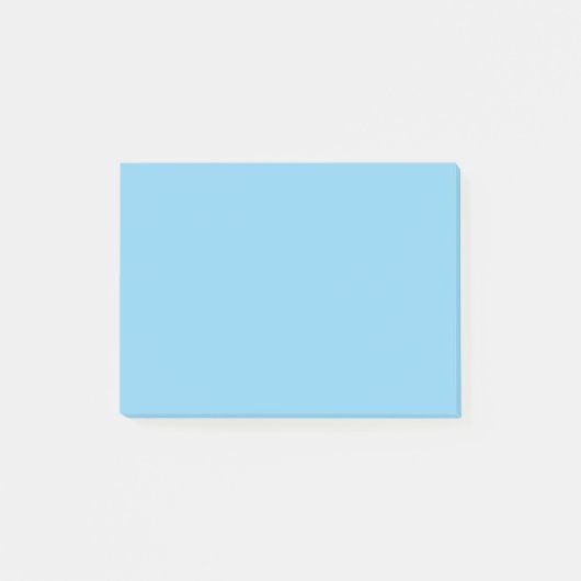 Baby Blue Solid Color | Classic | elegant Post-it Klebezettel (Vorderseite)