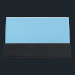Baby Blue Solid Color | Classic | elegant Schreibtisch-Visitenkartenhalter<br><div class="desc">Baby Blue Solid Color | Classic | elegant | Trendy | Stilvoll | Geschenk</div>
