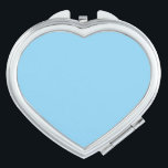 Baby Blue Solid Color | Classic | elegant Taschenspiegel<br><div class="desc">Baby Blue Solid Color | Classic | elegant | Trendy | Stilvoll | Geschenk</div>
