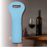 Baby Blue Solid Color | Classic | elegant Weintasche<br><div class="desc">Baby Blue Solid Color | Classic | elegant | Trendy | Stilvoll | Geschenk</div>