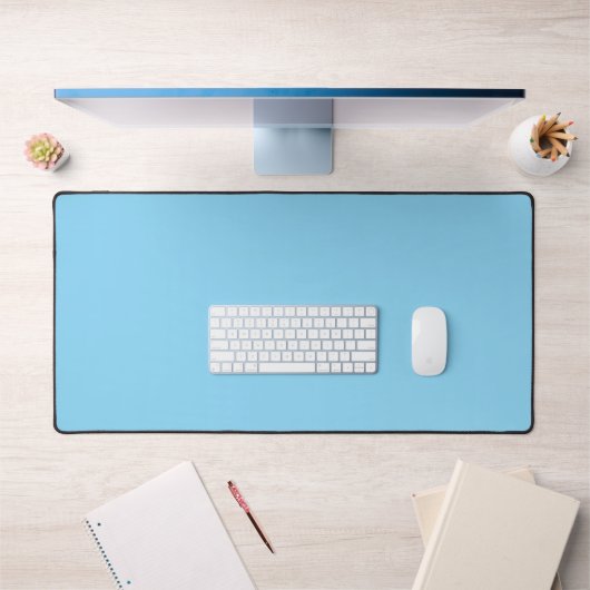 Baby Blue Solid Color Desk Mat Schreibtischunterlage (Büro 1)