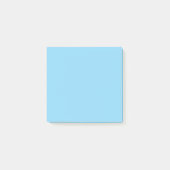 Baby Blue Solid Color Post-it Klebezettel (Vorderseite)