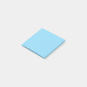 Baby Blue Solid Color Post-it Klebezettel (angewinkelt)