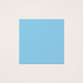 Baby Blue Square Visitenkarte (Vorderseite)