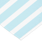 Baby Blue Stripe Gemustert Chic Elegant Einfach Kurzer Tischläufer (Ecke)