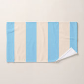 Baby Blue Stripes Badhandtuch Set (Handtuch)