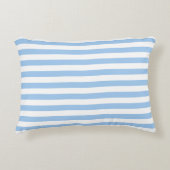 Baby Blue Stripes Dekokissen (Vorderseite)
