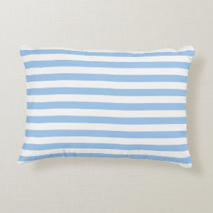 Baby Blue Stripes Dekokissen