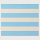 Baby Blue Stripes Geschenkpapier (Flach)