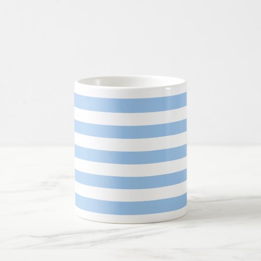 Baby Blue Stripes Kaffeetasse (Mittel)