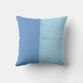 Baby Blue Stripes Kissen (Rückseite)