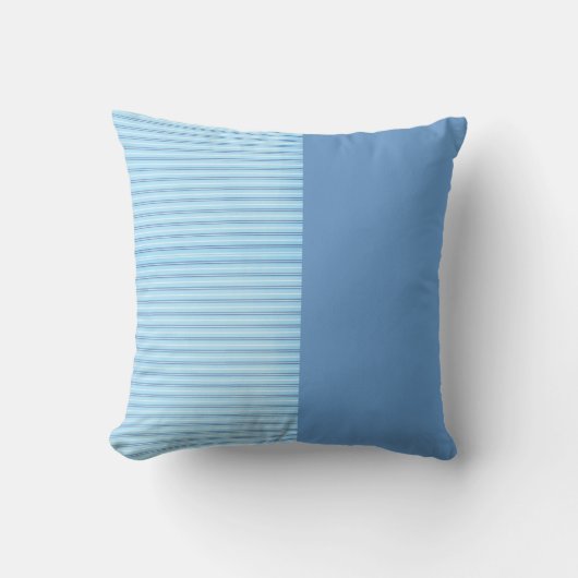 Baby Blue Stripes Kissen (Vorderseite)