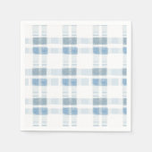 Baby Blue Stripes Prüfmuster Serviette (Vorderseite)