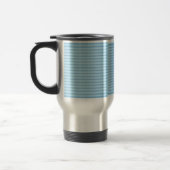 Baby Blue Stripes Reisebecher (Links)