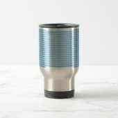 Baby Blue Stripes Reisebecher (Mittel)