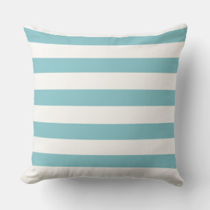 Baby Blue Stripped Throw Pillow Kissen