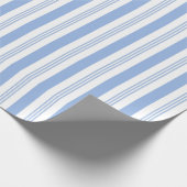 Baby Blue Stripping Paper Roll Geschenkpapier (Ecke)