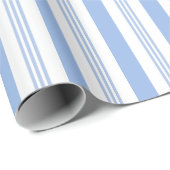 Baby Blue Stripping Paper Roll Geschenkpapier (Rolleneckpunkt)