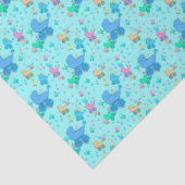 Baby Blue Stwalzen Packpapier Seidenpapier (Detail)