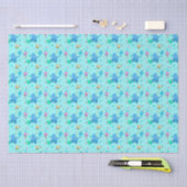 Baby Blue Stwalzen Packpapier Seidenpapier (Handwerk)