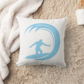 Baby Blue Surfing Kissen (Decke)