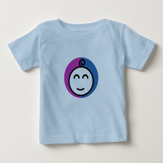 Baby Blue T - Shirt (0-24M) (Vorderseite)