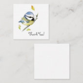 Baby Blue tit Bird Vielen Dank Mitteilungskarte (Vorne/Hinten)