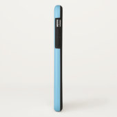 Baby Blue Tough iPhone XS Case (Hinten/Links)