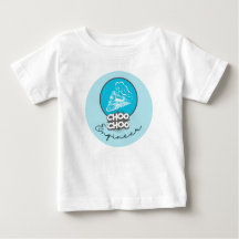 Baby Blue Train Choo Engineer Kids T - Shirt