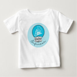 Baby Blue Train Choo Engineer Kids T - Shirt