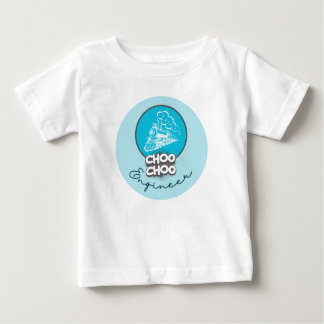 Baby Blue Train Choo Engineer Kids T - Shirt