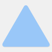 Baby Blue Triangle Sticker (Vorderseite)