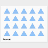 Baby Blue Triangle Sticker (Blatt)