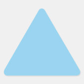 Baby Blue Triangle Sticker (Vorderseite)