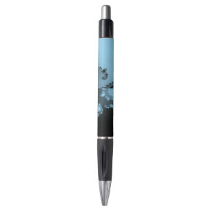 Baby Blue und Black Fraktal Pen (mindestens 6) Kugelschreiber