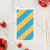 Baby Blue und Gelbe Streifen Serviette (Beispiel)