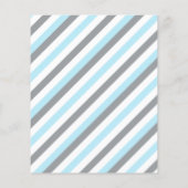 Baby Blue und Gray Stripe 🐘 Elephant - ABCs Flyer (Hinten)