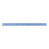 Baby Blue und Navy X's Satin Ribbon Satinband (Vorderseite)
