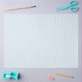 Baby Blue und White Polka Dot Tissue Paper Seidenpapier (Basteln)