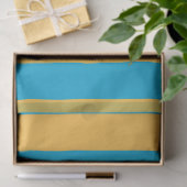 Baby Blue und Yellow Seidenpapier (Geschenk)