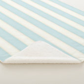 Baby Blue Viktorianisch Stripes Hütte Styl Sherpadecke (3/4)