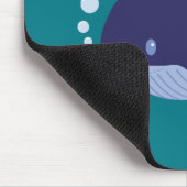 Baby Blue Whale Mousepad (Ecke)