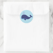 Baby Blue Whale Sticker (Tasche)