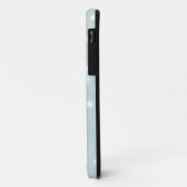 Baby Blue/White Glitzer iPhone 5 Abdeckung Case-Mate iPhone Hülle (Hinten/Links)
