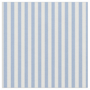 Baby Blue & White Streifen Stoff