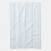 Baby Blue White Stripes Geschirrtuch (Vertikal)