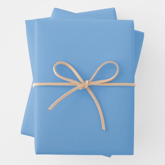 Baby Blue Wrapping Paper Sheets Geschenkpapier Set (Beispiel)