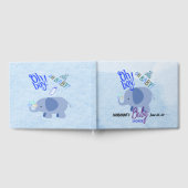 Baby Blues Bash Baby Shower Gästebuch (Voll)