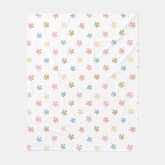 Baby Blume Fleece Blanket (Vorderseite)
