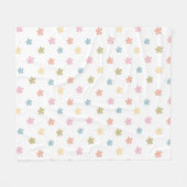 Baby Blume Fleece Blanket (Vorderseite (Horizontal))